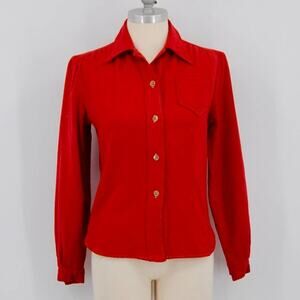 Vintage Red Button Down